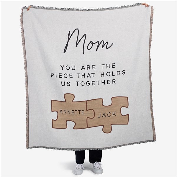 Her Puzzle Pieces Personalized Blankets  - 52604