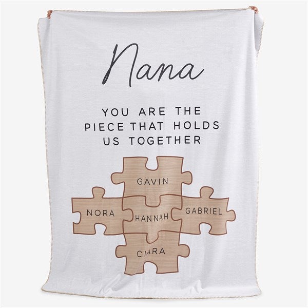 Her Puzzle Pieces Personalized Blankets  - 52604