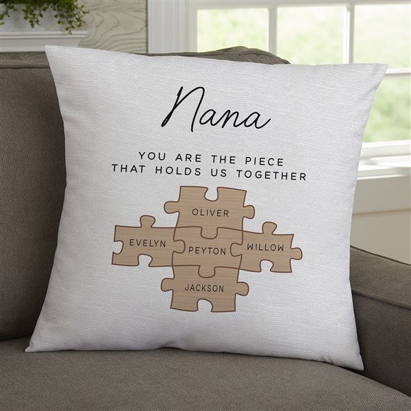 Her Puzzle Pieces Personalized Throw Pillows - 52605