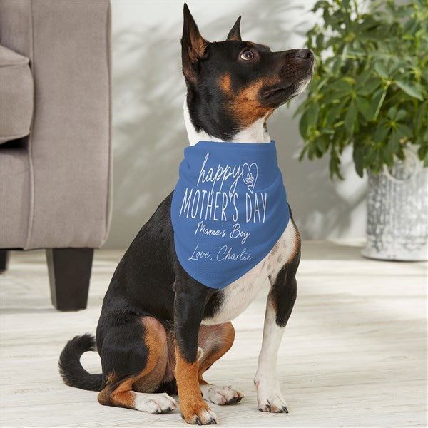 Happy Mother's Day Personalized Dog Bandanas - 52615