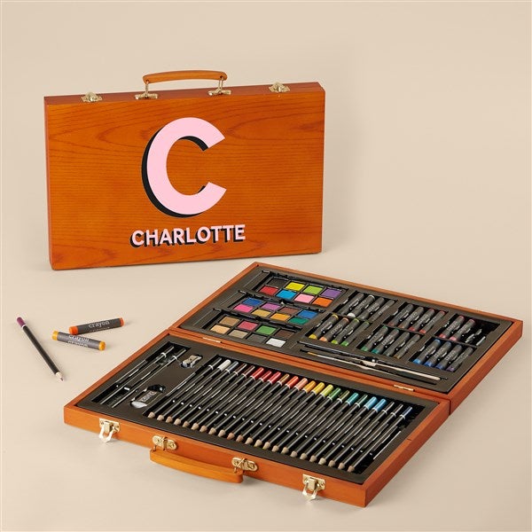 Shadow Name Personalized Kids Art Set  - 52624