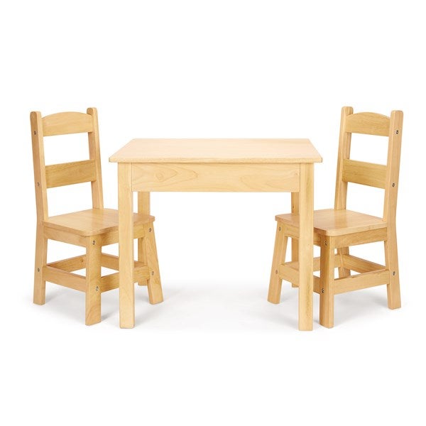Melissa & Doug Kids Wooden Table and Chairs  - 52671D