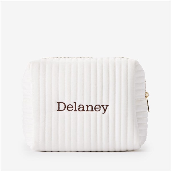 Classic Celebrations Embroidered Velvet Makeup Bags  - 52687