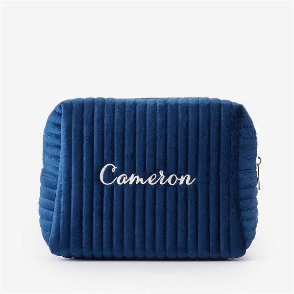 Classic Celebrations Embroidered Velvet Makeup Bags  - 52687