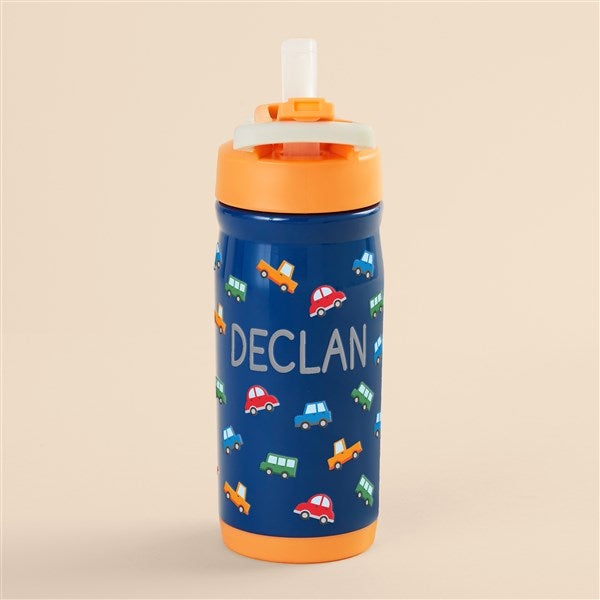 Cars Personalized Kids Insulated 14oz Water Bottles - 52693