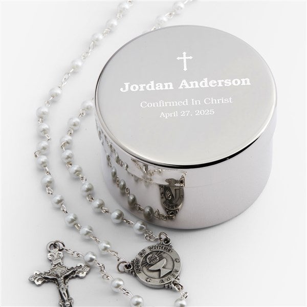 Confirmation Cross Personalized Rosary Case - 52770