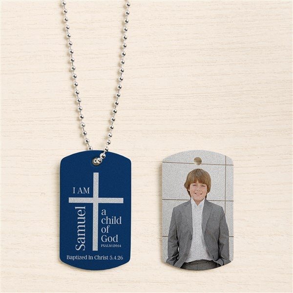 Holy Name Personalized 2-Sided Dog Tag - 52779