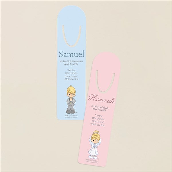 Precious Moments First Communion Personalized Bookmark Set  - 52786