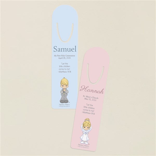 Precious Moments First Communion Personalized Bookmark Set  - 52786