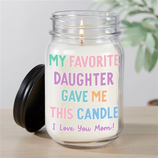 My Favorite Child Personalized Farmhouse Candle Jar - 52795
