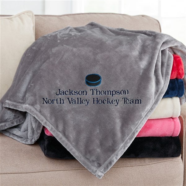 Choose Your Sports Icon Embroidered Fleece Throw - 52810