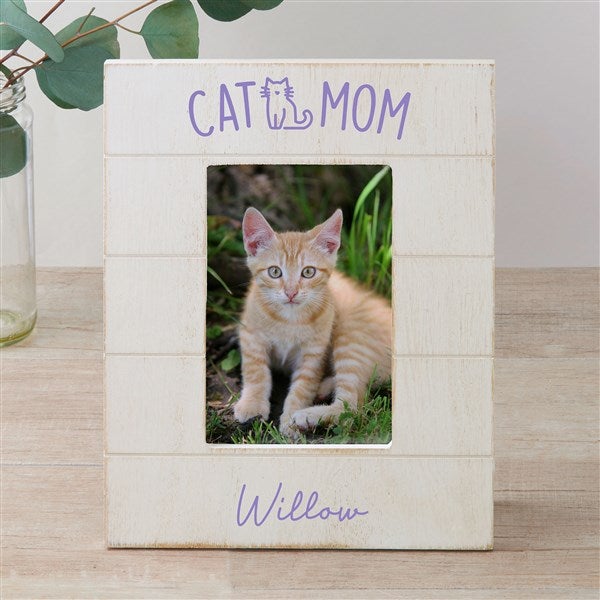 Cat Parent Personalized Shiplap Frame  - 52854