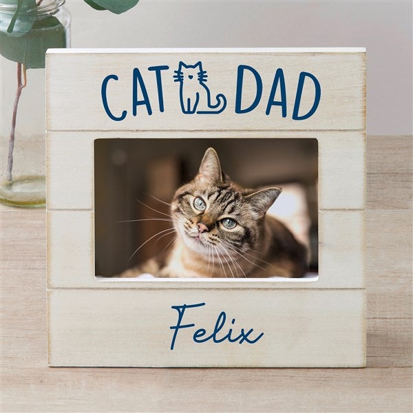 Cat Parent Personalized Shiplap Frame  - 52854