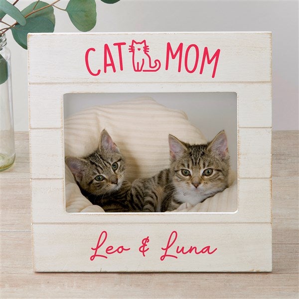 Cat Parent Personalized Shiplap Frame  - 52854