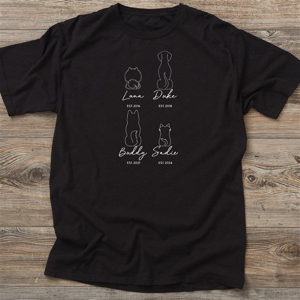 Pet Outlines Personalized Adult Shirt - 52860