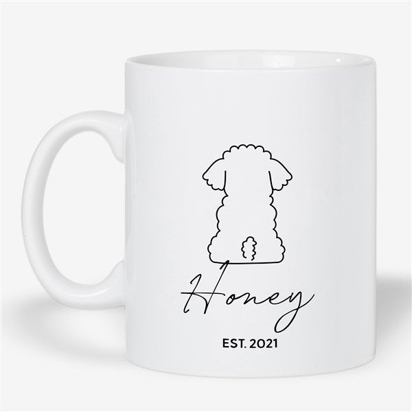 Pet Outlines Personalized 30 oz. Oversized Coffee Mug - 52863
