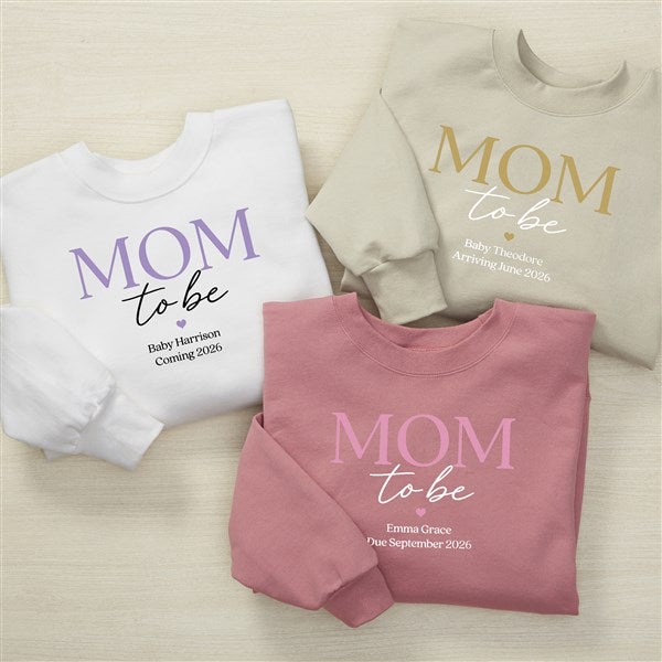 Mom To Be Personalized Sweatshirt - Hanes - 52977