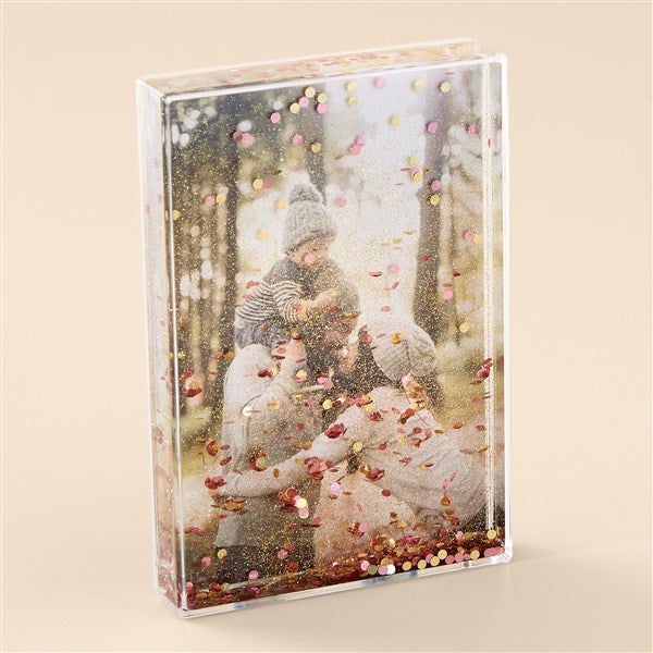 Cherished Memories Personalized Glitter Photo Blocks - 52991