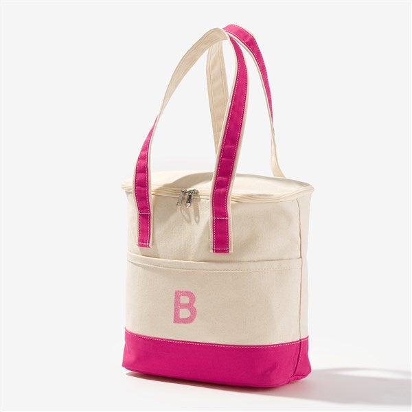 Embroidered Canvas Cooler Bag  - 53030