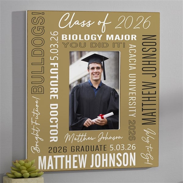 All About Grad Personalized Picture Frames - 53062
