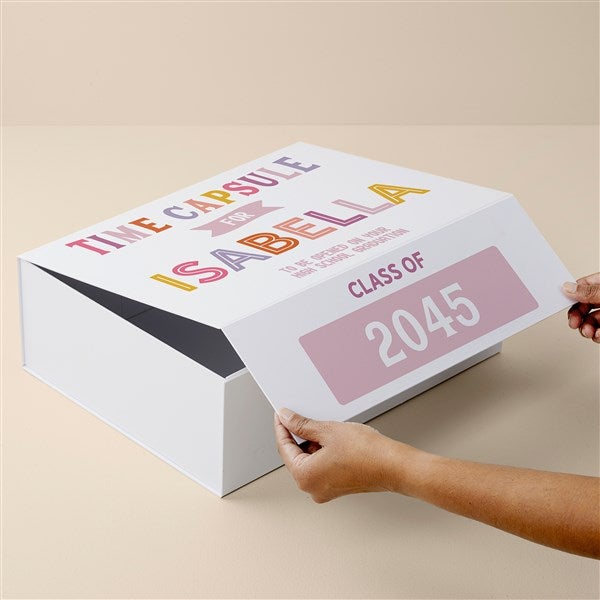 Graduation Time Capsule Personalized Keepsake Box - 53078