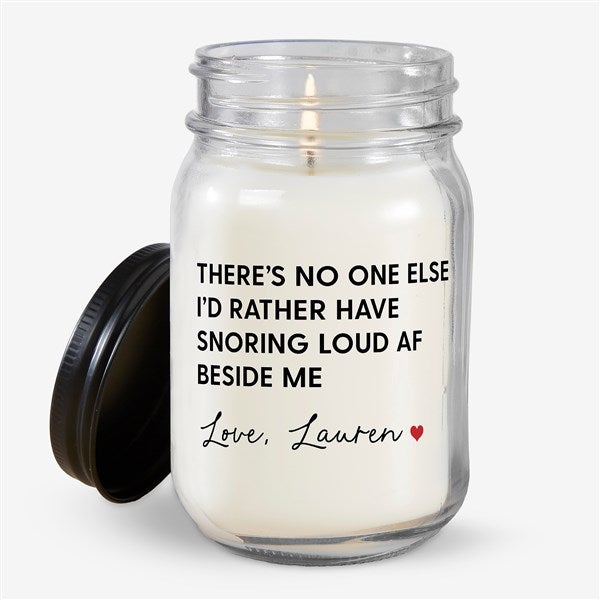 Playful Romance Personalized Farmhouse Candle Jar  - 53133