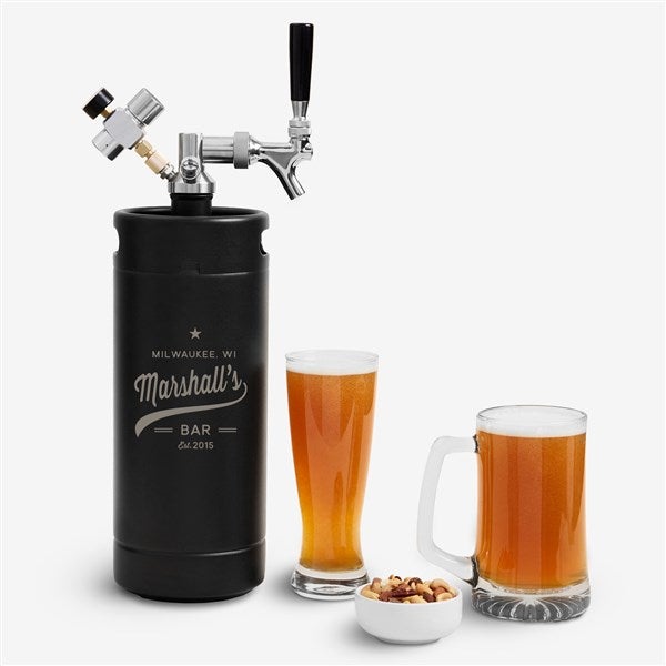 Brewing Co. Engraved Stainless Steel Mini Keg - 53201