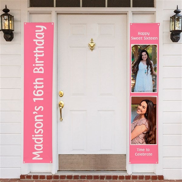 Party Photo Personalized Door Banner Set of 2 - 53234