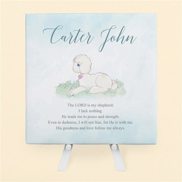 Precious Moments Lord Is My Shepherd Personalized Baby Canvas Prints - 53269