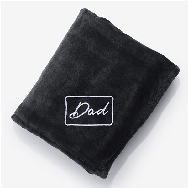 His Classic Embroidered Fleece Blankets - 53288