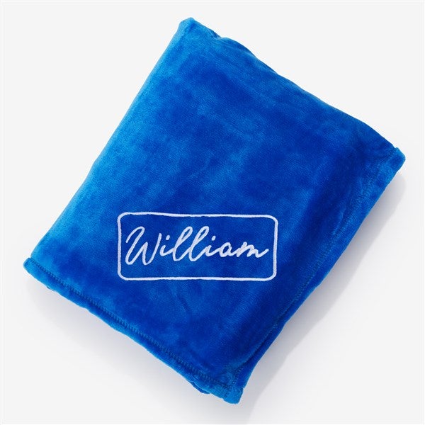 His Classic Embroidered Fleece Blankets - 53288