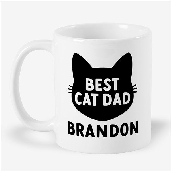 Cat Dad Personalized Photo Coffee Mugs - 53293