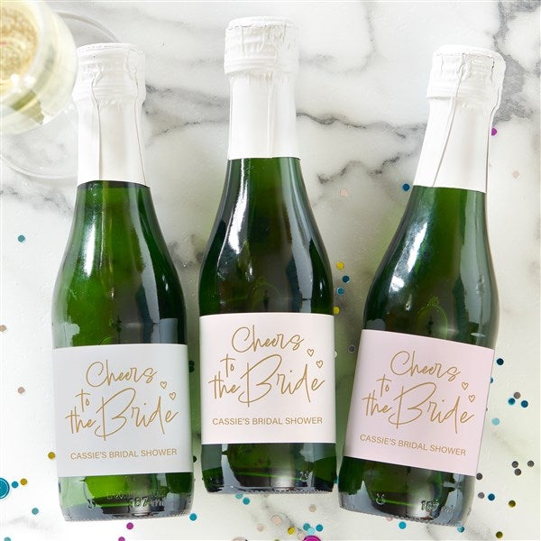 Personalized Cheers to the Bride Bottle Labels by Jessie James Decker - 53360