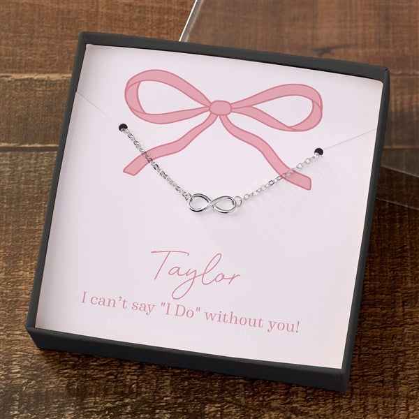 Kittenish Necklace in Printed Pink Bow Card Box   - 53420