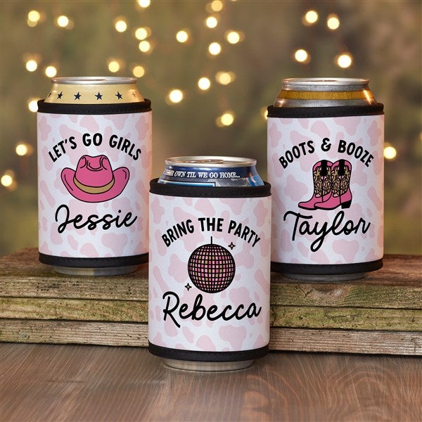 Personalized Cow Print Can & Bottle Wrap by Jessie James Decker  - 53428
