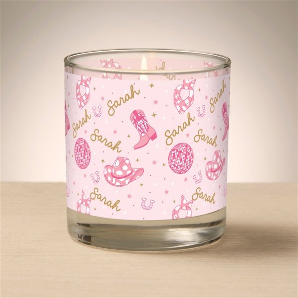 Personalized Western Glam Glass Candle byJessie James Decker - 53432