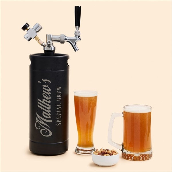 Write Your Own Engraved Stainless Steel Mini Keg - 53640