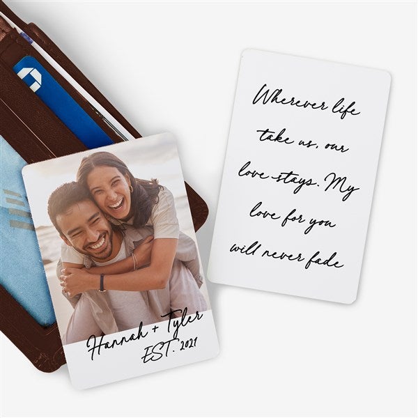 Polaroid Personalized Metal Wallet Card - 53643