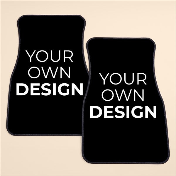 Design Your Own Personalized Front Car Mat Set - 53651