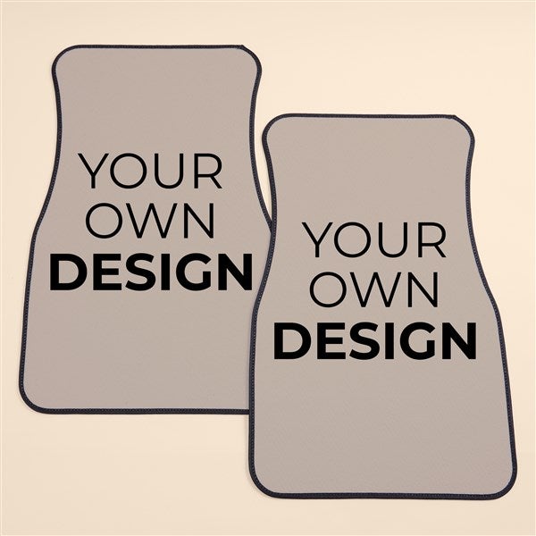 Design Your Own Personalized Front Car Mat Set - 53651