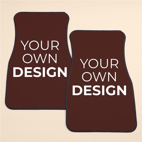 Design Your Own Personalized Front Car Mat Set - 53651