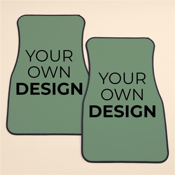 Design Your Own Personalized Front Car Mat Set - 53651