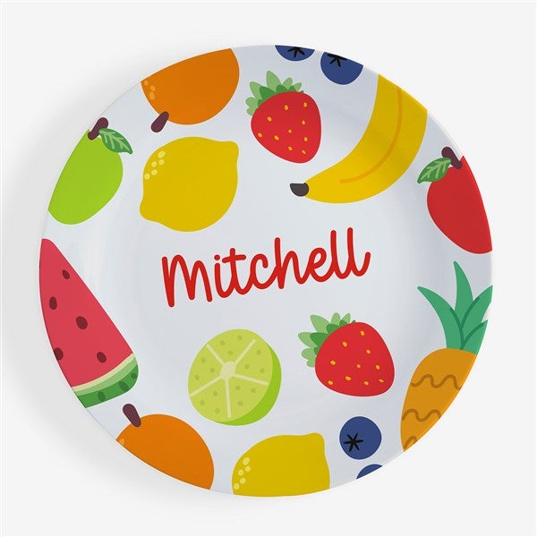 Summer Fruit Personalized 10&quot; Polymer Plate - 53661