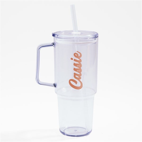 Clear Personalized Acrylic Tumbler - 54009