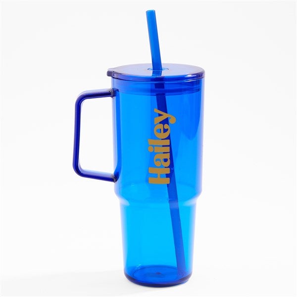 Clear Personalized Acrylic Tumbler - 54009