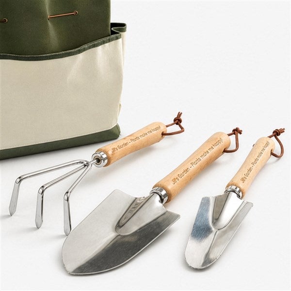 Write Your Own Engraved Garden Tools and Tote  - 54123