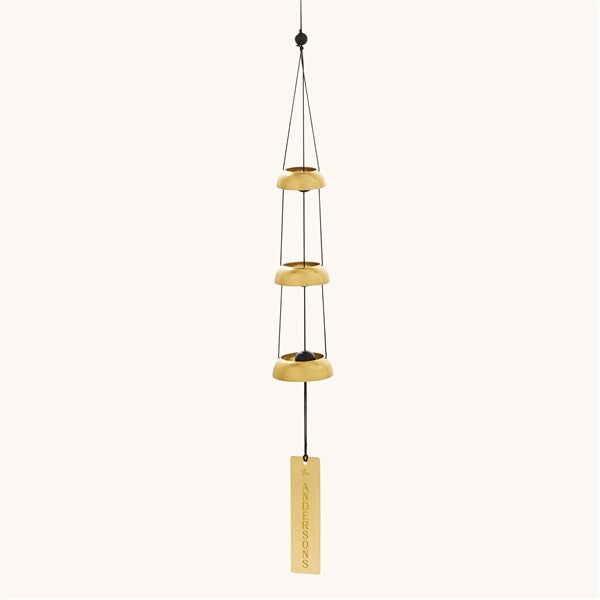 Vertical Family Name Personalized Temple Bells Wind Chime - 54129