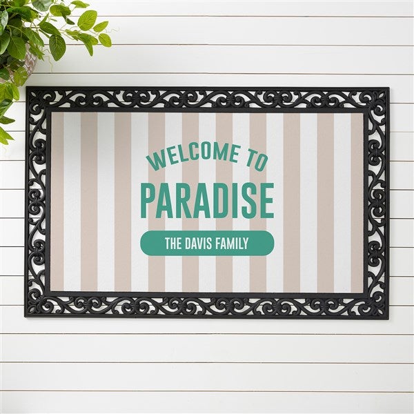 Sunkissed Stripes Personalized Doormats - 54161