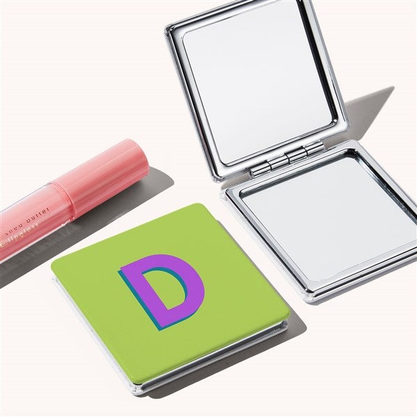 Shadow Initial Personalized Compact Mirror  - 54206