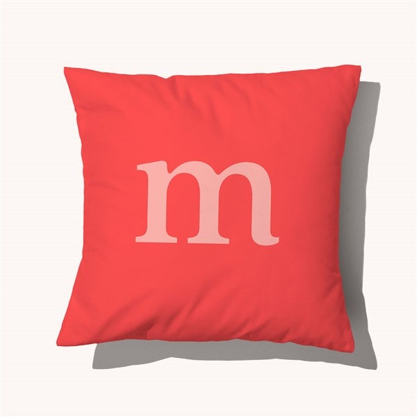 Typewriter Initial Personalized Throw Pillow  - 54212